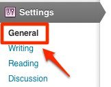 general settings
