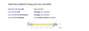 related searches on google