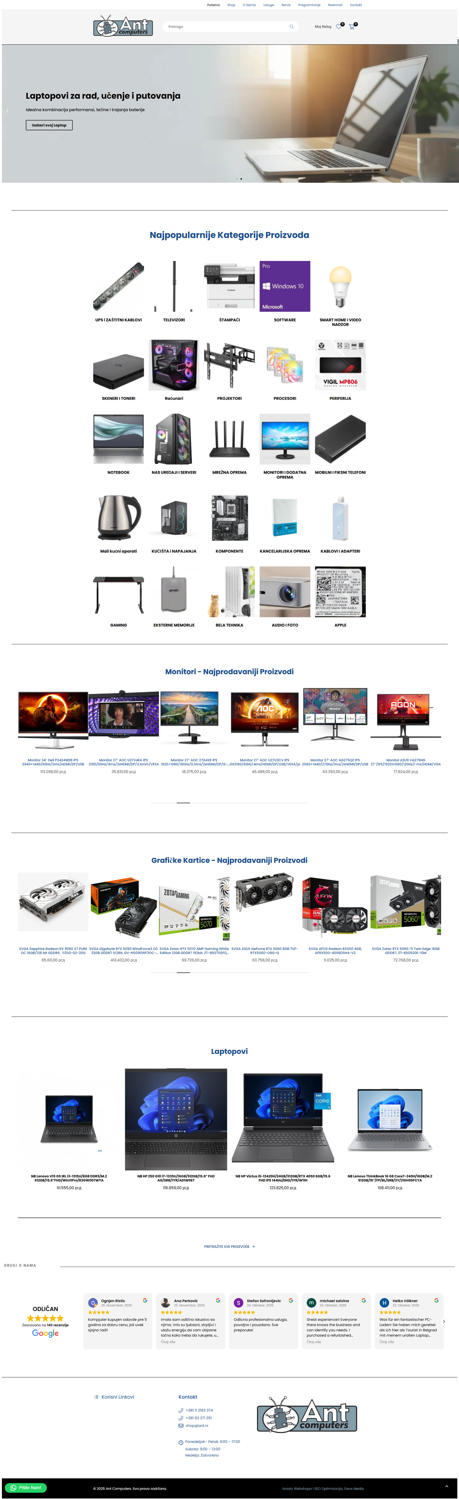 Ant Computers Webshop Ant Computers Webshop