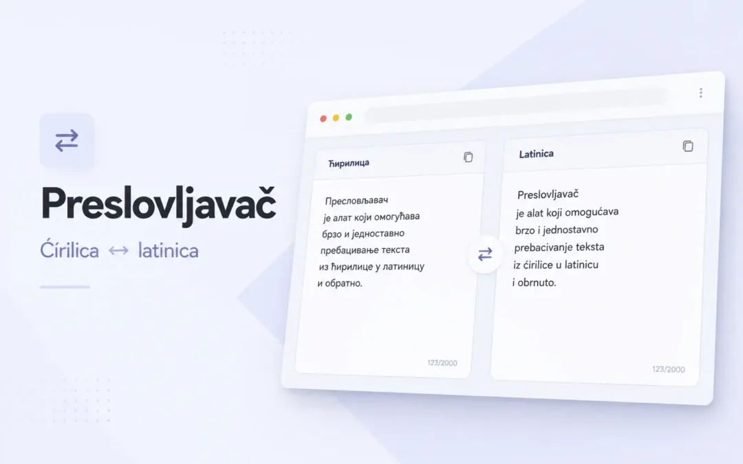 Preslovljavač