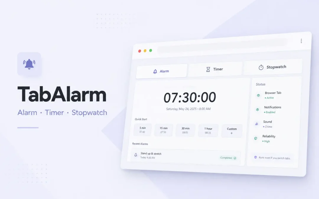Tab Alarm