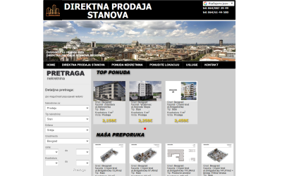 Prodaja Stanova Beograd – Izrada sajta i seo optimizacija