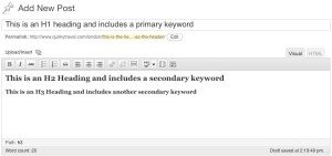 headings visual